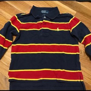 Long sleeve polo size 2/2t